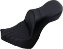 Explorer Lattice Stitch Seat Black For Harley Davidson FXBRS 1868 ABS 2021-2022