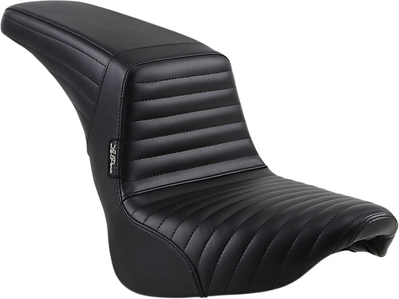 Kickflip 2-Up Pleated Seat Black For Harley Davidson FXST 1750 ABS 2020-2023