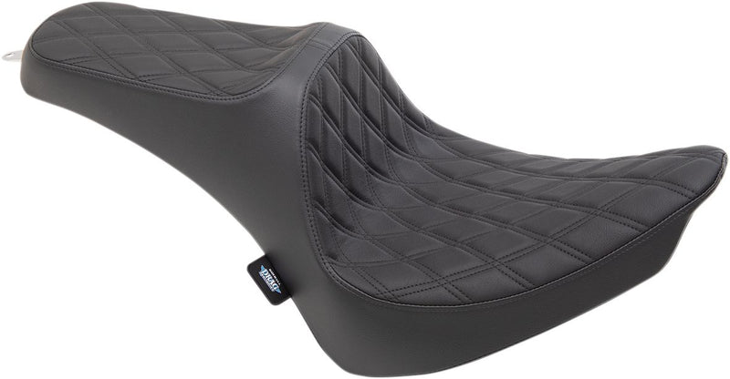 Predator 3 Seat Double Diamond Black For Harley Davidson FLST 1450 2006