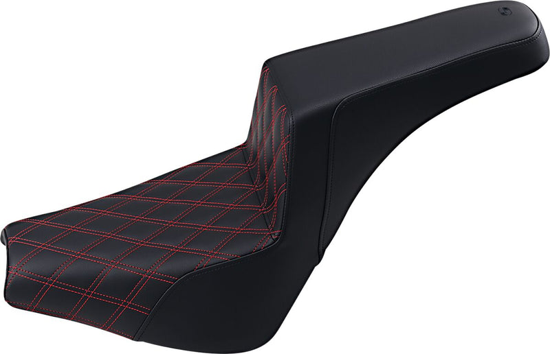 Step-Up Seat Black / Red For Harley Davidson FLHC 1750 ABS 2021-2022