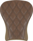 Renegade Lattice Stitch Pillion Pad Brown For Harley Davidson FLSB 1750 ABS 2018-2020