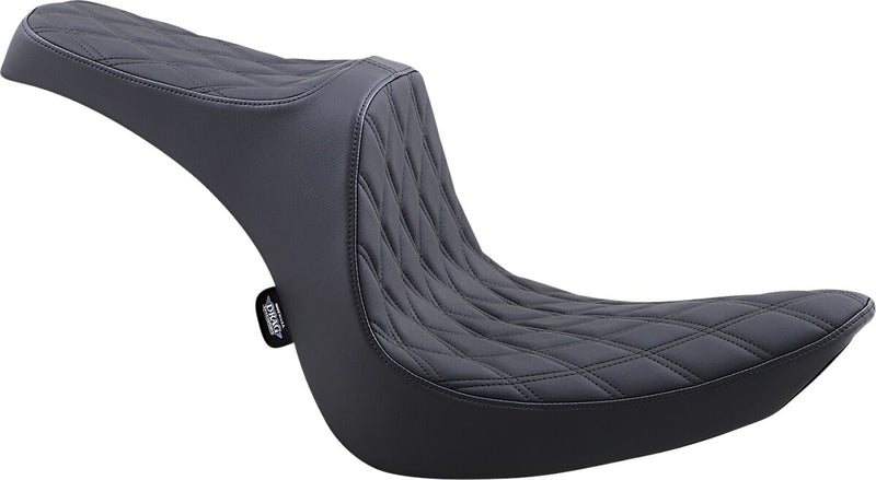 Predator 3 Seat Double Diamond Black For Harley Davidson