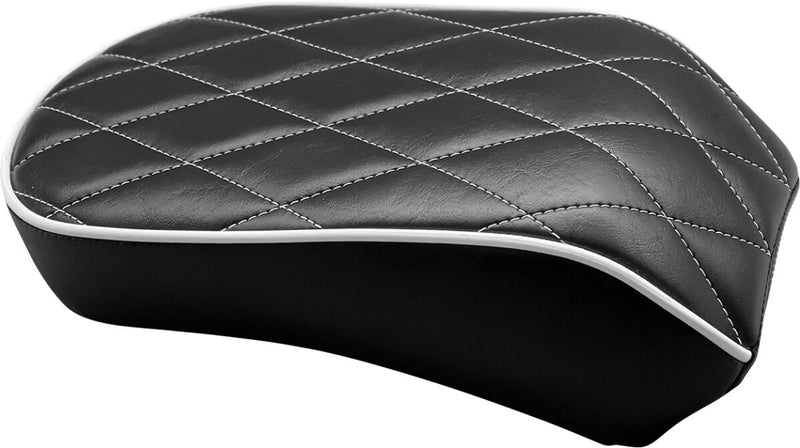 Bare Bones Series Pillion Pad White Diamond Black For Harley Davidson FLDE 1750 ABS 2018-2020