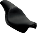 Front Full Length Predator Seat Smooth Black For Harley Davidson FXD 1340 1996-1998