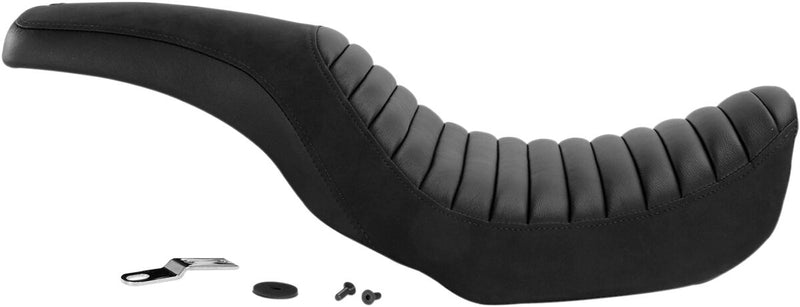 Profiler Tuck-n-Roll Seat Black For Harley Davidson FLD 1690 2012-2013