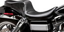 Cherokee 2-Up Smooth Seat Black For Harley Davidson FXDWG 1340 1996-1998