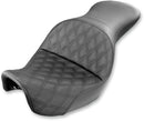 Explorer Lattice Stitch Seat Black For Harley Davidson FLD 1690 2012-2013