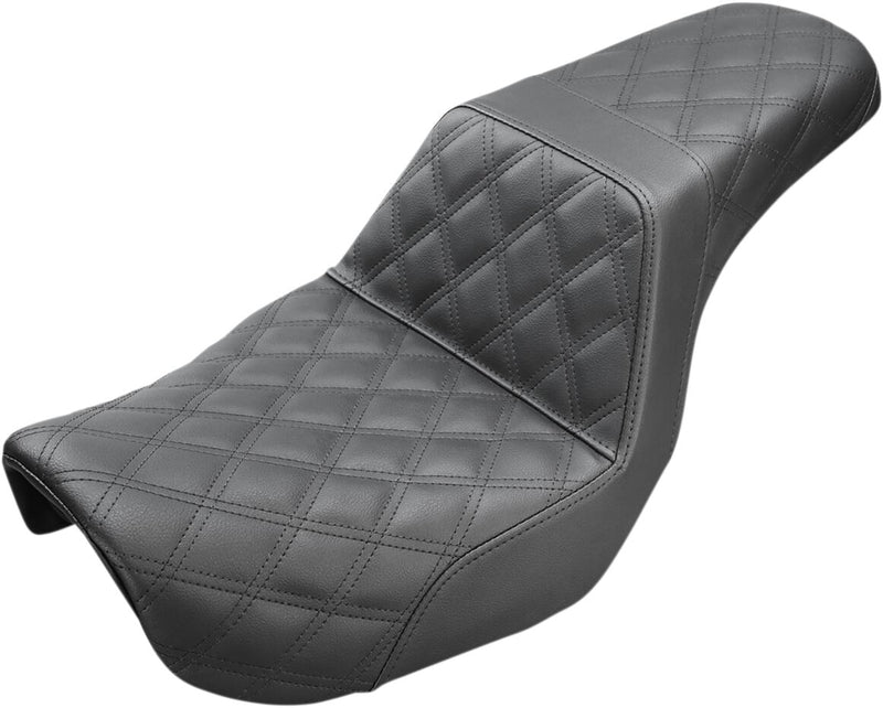 Step-Up Seat Black For Harley Davidson FLD 1690 ABS 2012-2016 - 73 cm