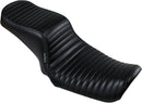 Cherokee 2-Up Pleated Seat Black For Harley Davidson FLD 1690 2012-2013