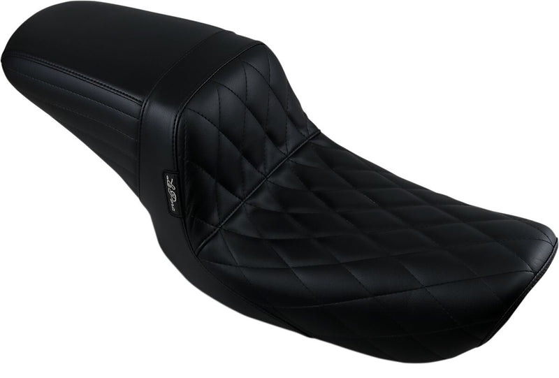 Kickflip 2-Up Diamond Seat Black For Harley Davidson FXD 1340 1996-1998