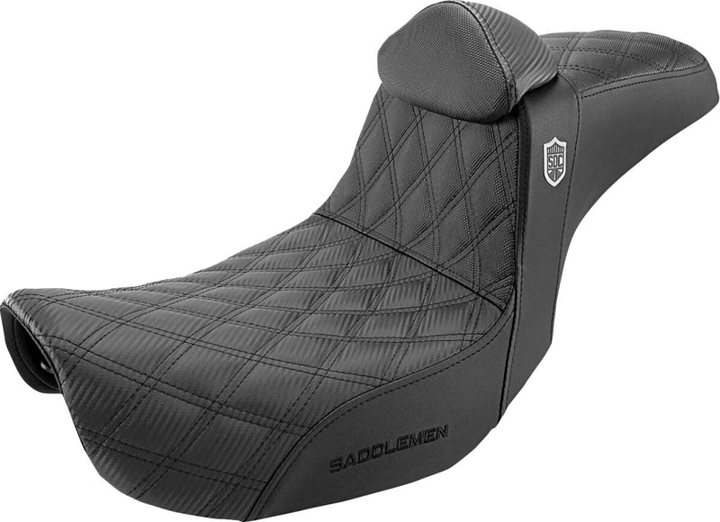 Pro Series SDC Performance Grip Seat Black For Harley Davidson FXDWGI 1450 EFI 2006