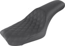 Profiler Lattice Stitch Seat Black For Harley Davidson FXDWG 1450 2004-2005