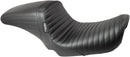 Kickflip 2-Up Pleated Seat Black For Harley Davidson FXD 1450 2004-2005