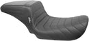 Kickflip 2-Up Flat Track Stitch Seat Black
