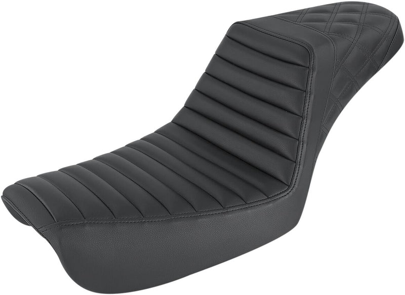 Step-Up Seat Black For Harley Davidson FXDI 1450 EFI 2005