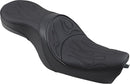 Low-Profile Touring Seat Flame Stitched Black