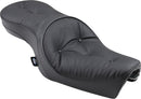 Low-Profile Touring Seat Pillow Black For Harley Davidson XL 1200 C 2004-2016