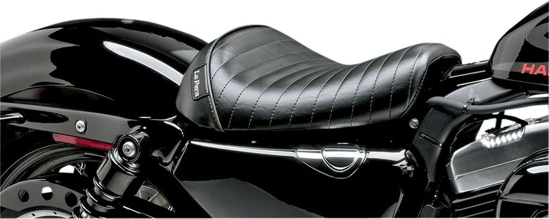 Bare Bones LT Series Solo Seat Pleated Black