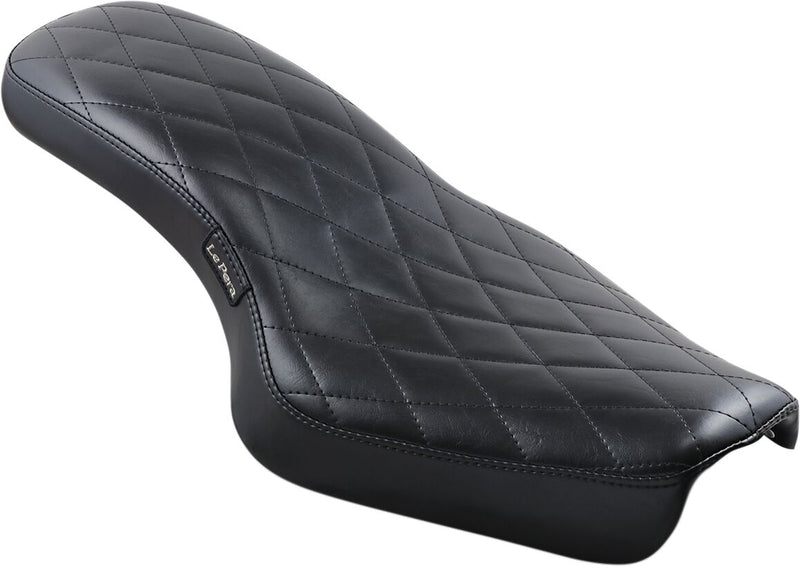 Cobra Full-Length Diamond Seat Black For Harley Davidson XL 1200 C 2004-2016