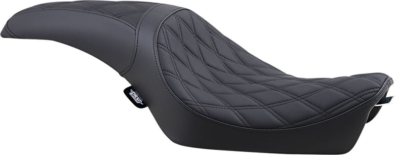 Predator Seat Double Diamond Black For Harley Davidson XL 1200 C 2010-2016