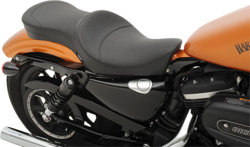 2-Up Double Bucket Vinyl Seat Smooth Black