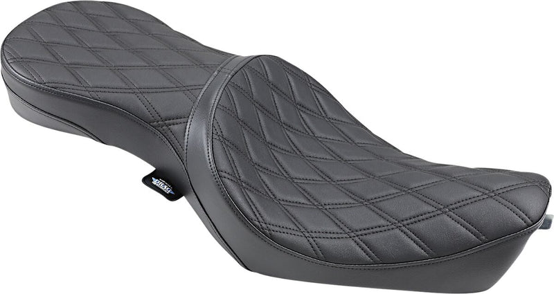 2-Up Double Bucket Vinyl Seat Diamond Black