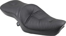 Low-Profile Double Bucket 2-Up Vinyl Seat Pillow Black