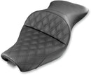 Explorer Lattice Stitch Seat Black For Harley Davidson XL 1200 NS 2021