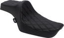 Predator 3 Seat Double Diamond Black For Harley Davidson XL 1200 C 1996-1998