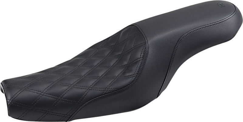Profiler Lattice Stitch Seat Black For Harley Davidson XL50 1200 2007