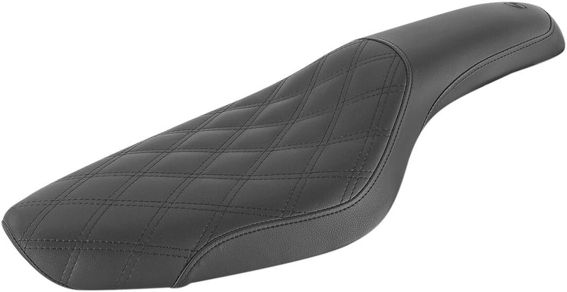 Profiler Lattice Stitch Seat Black For Harley Davidson XL 1200 C 2017-2020