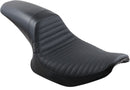 Daytona Sport One-Piece Basketweave Pleated Seat Black