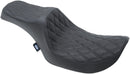 Predator 3 Seat Double Diamond Black For Harley Davidson FXR 1340 1986-1994