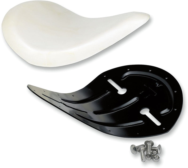 Slimline Solo Vinyl Seat Pan With Foam White