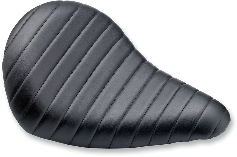 Slimline Solo Vinyl Seat Tuck N Roll Pattern Black