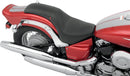 Predator 2-Up Seat Black For Yamaha XVS 650 V Star Custom - 98-16
