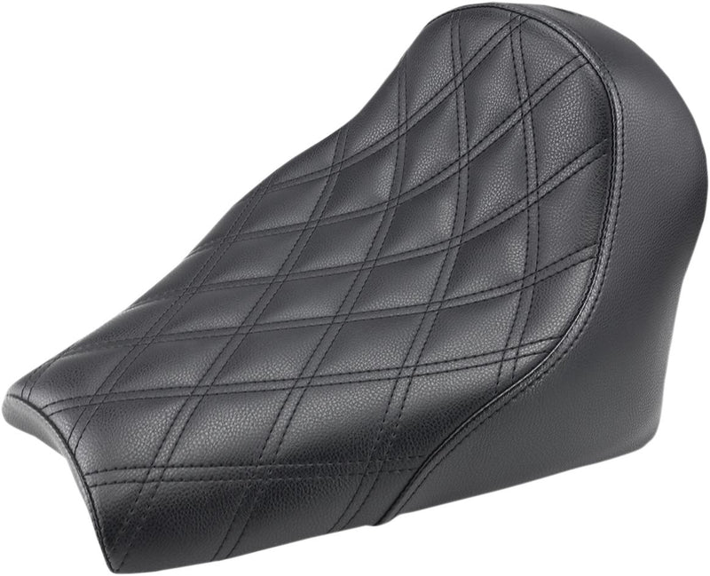 Renegade Lattice Stitched Solo Seat Black For Indian Scout 60 ABS 2021-2022