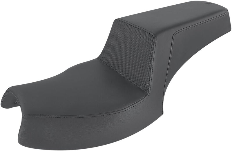 Gripper Step-Up Seats Black / Black Stitching For Indian Challenger 108 ABS 2020-2022