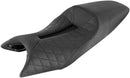 Track Lattice Stitched Seat Black For Indian FTR 1200 ABS 2019-2023