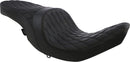 Forward Positioned Low Profile Touring Seat Black Vinyl