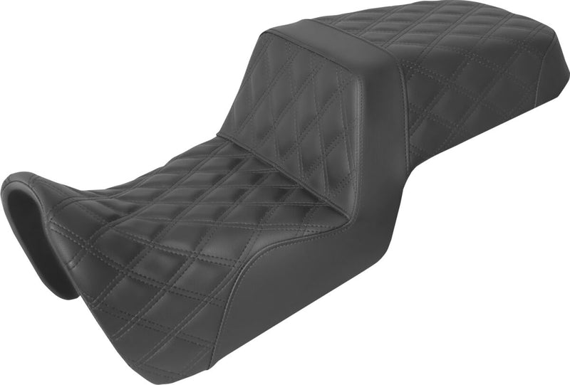 Step Up LS Seat Black For Harley Davidson - 72.5 cm