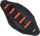 Ribbed Seat Cover Black / Orange | Vendor no: KTM8513-336RT