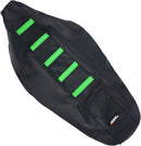 Ribbed Seat Cover Black / Green | Vendor no: KXF45012-334RT