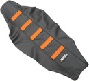 Ribbed Seat Cover Black / Orange | Vendor no: KTM6516-336RT