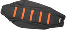 Ribbed Seat Cover Black / Orange | Vendor no: KTM8518336