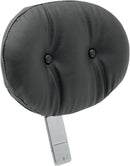 EZ Glide 2 Large Pillowed Backrest Pillow Black / Chrome