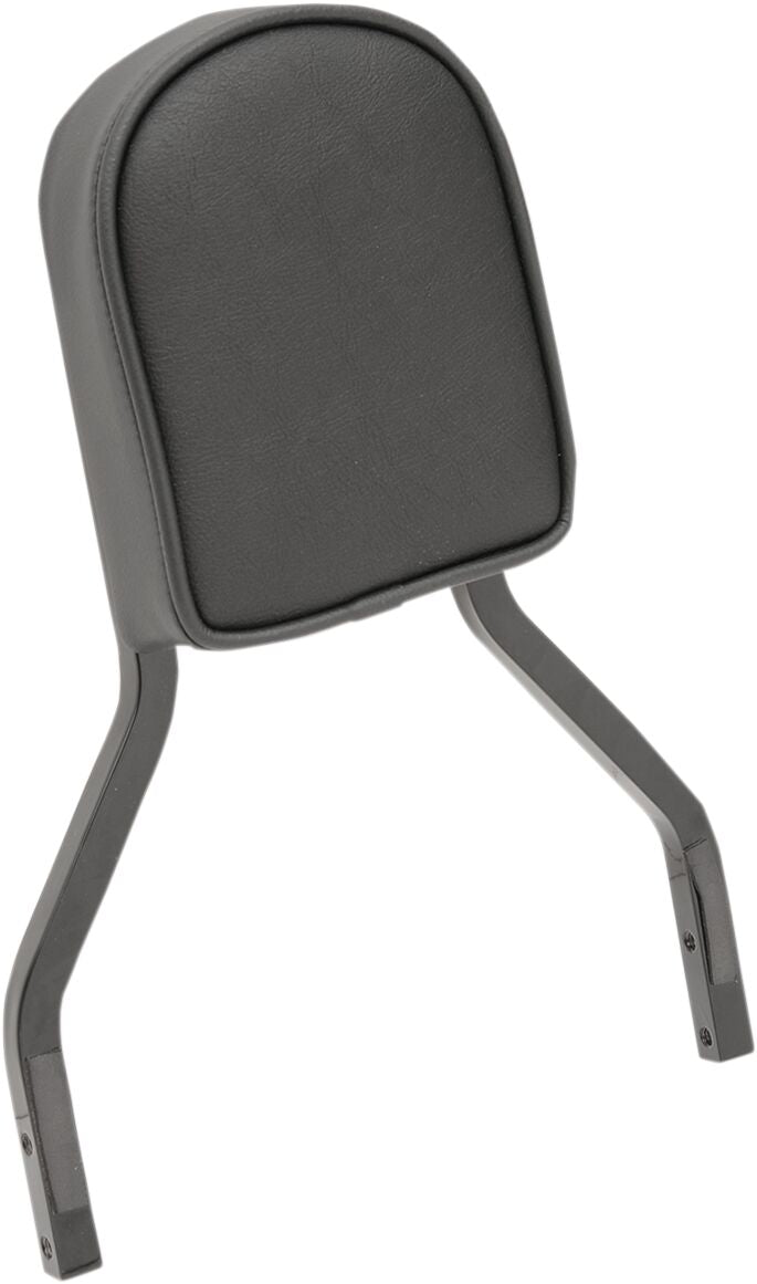 Smooth Short Sissy Bar Pad Smooth Black