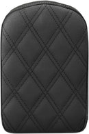 Explorer Step-Up Gravestone Sissy Bar Pad Black - 28cm H x 16.5cm W