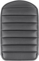 Road Sofa Step-Up Gravestone Sissy Bar Pad Black - 28cm H x 16.5cm W