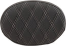 Backrest Pad Double Diamond Black / Silver